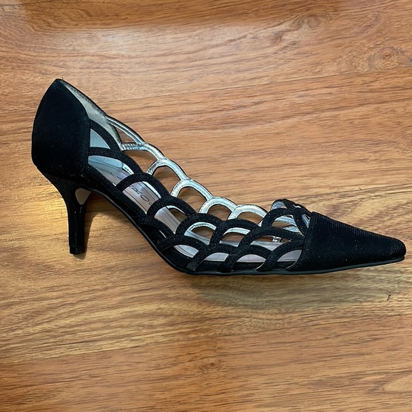 Caparros Sparkly Black Heels - Picture 2 of 5